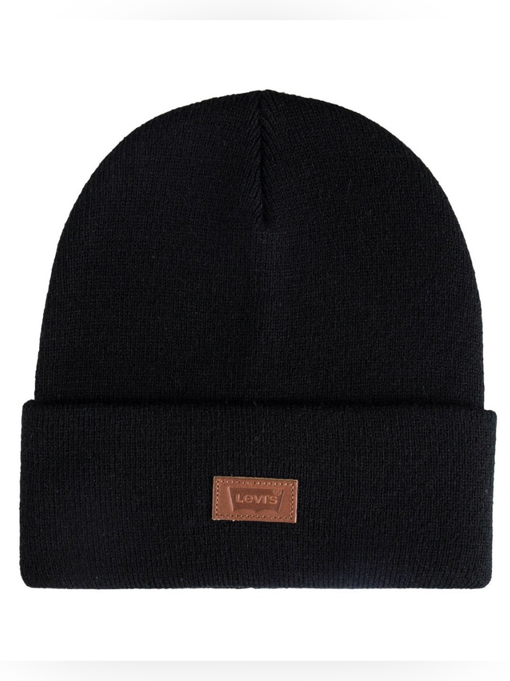 New Levi’s All Season Comfy Leather Logo Patch Hero Beanie